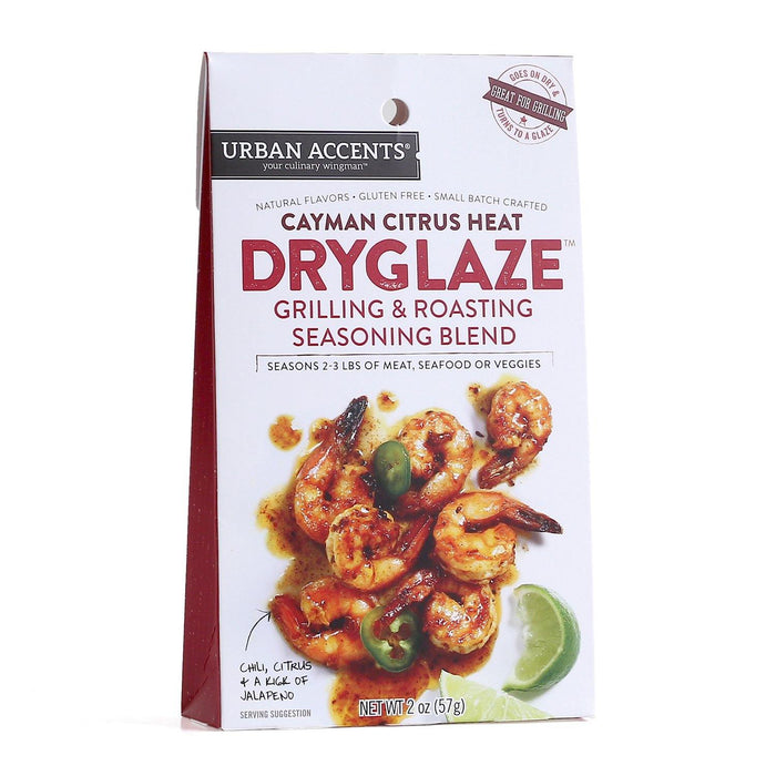 Urban Accents - Cayman Citrus Heat - Dryglaze Seasoning Blend | Specialty Food Items and Unique Gift Ideas for Everyone