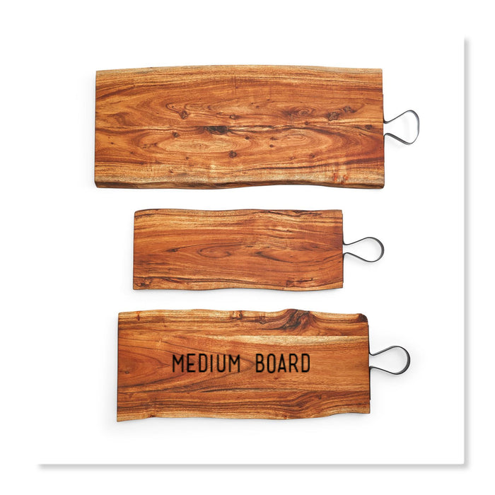 Two's Company Serving Boards With Iron Handle