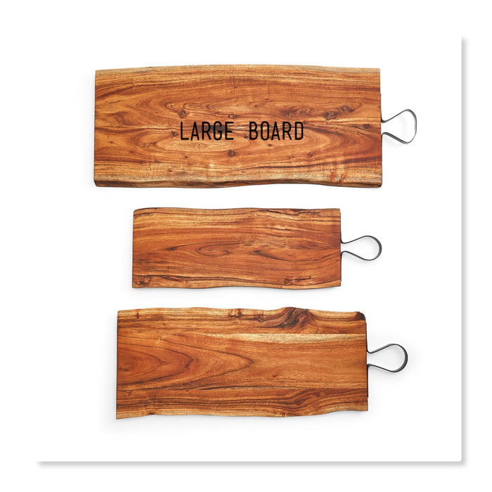 Two's Company Serving Boards With Iron Handle