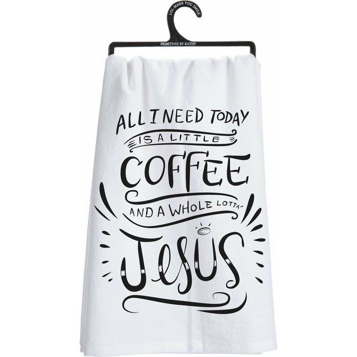 Primitves By Kathy A Whole Lot Of Jesus Dish Towel