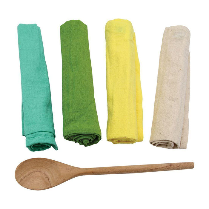 Willow Street - Happy Home - Dish Towel and Spoon Set | Specialty Food Items and Unique Gift Ideas for Everyone