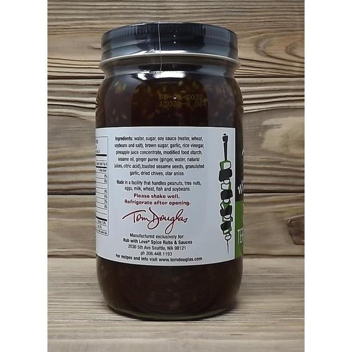Tom Douglas - Rub With Love - Triple Garlic Teriyaki Sauce | Specialty Food Items and Unique Gift Ideas for Everyone