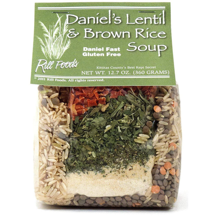 Rill Foods - Daniel's Lentil & Brown Rice Soup - Mix | Specialty Food Items and Unique Gift Ideas for Everyone