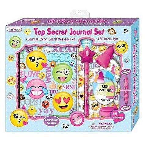 Hot Focus - Emoji To Secret Journal - Set | Specialty Food Items and Unique Gift Ideas for Everyone