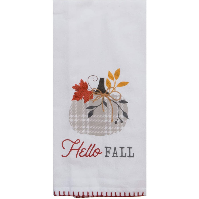 Kay Dee Designs Hello Fall Krinkle Flour Sack Towel