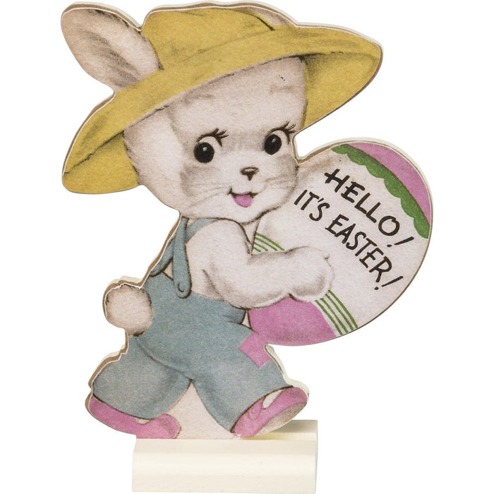 Primitives By Kathy - Hello, Happy Easter - Retro Stand Up Decorations | Specialty Food Items and Unique Gift Ideas for Everyone