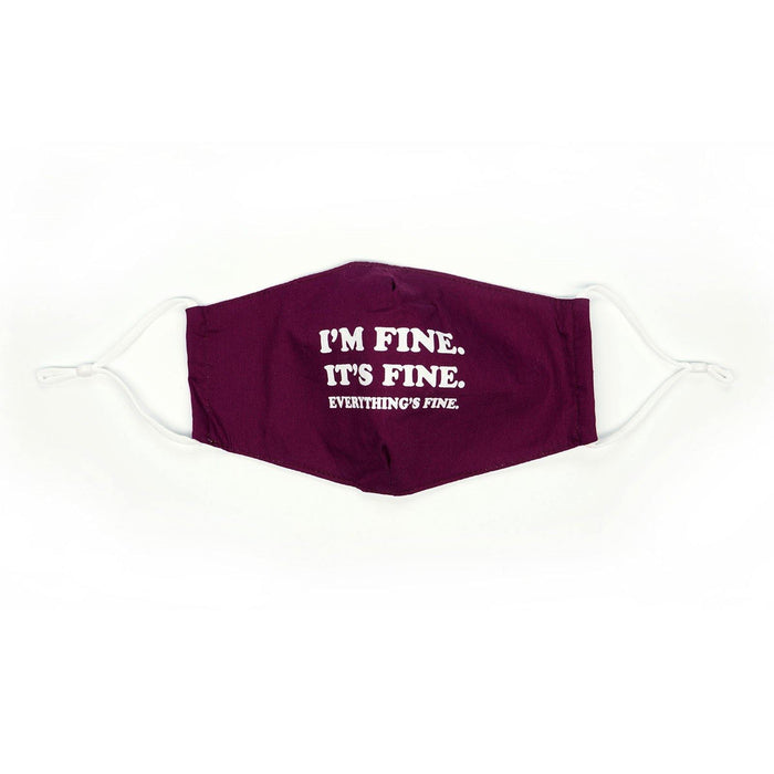 Care Cover - I'm Fine It's Fine Everything Is Fine - Protective Mask | Specialty Food Items and Unique Gift Ideas for Everyone
