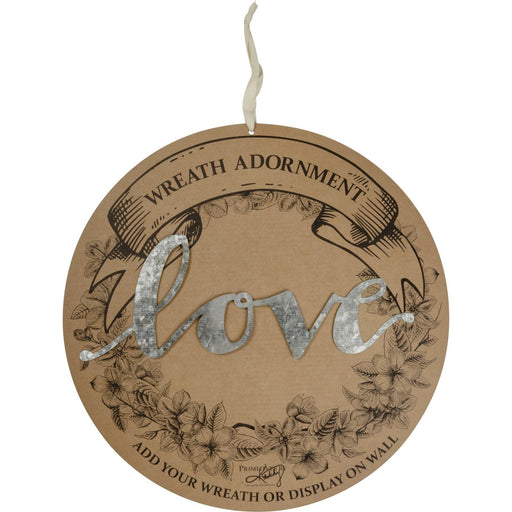 Primitives By Kathy - Love  - Wreath Insert | Specialty Food Items and Unique Gift Ideas for Everyone