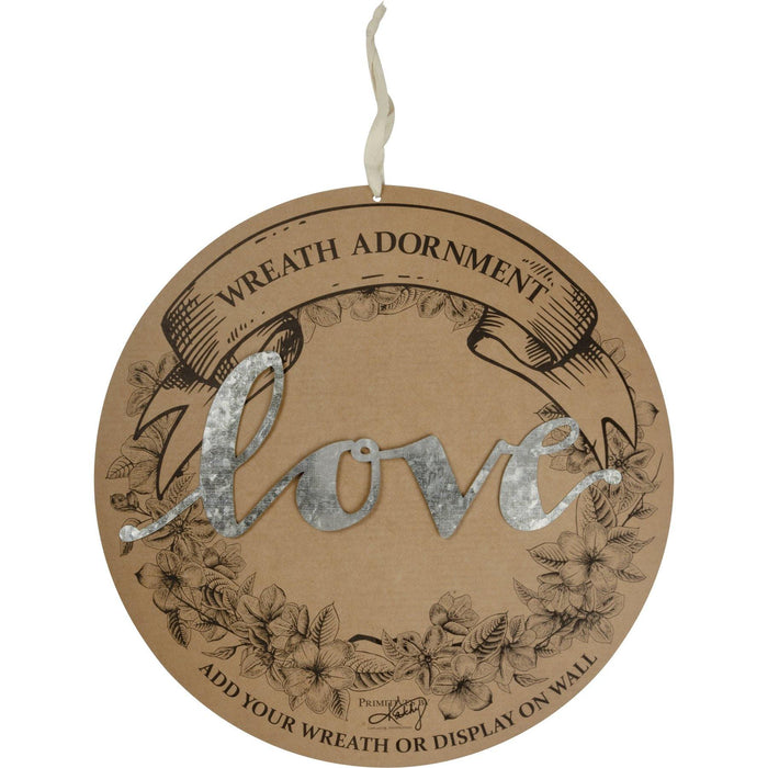 Primitives By Kathy - Love  - Wreath Insert | Specialty Food Items and Unique Gift Ideas for Everyone