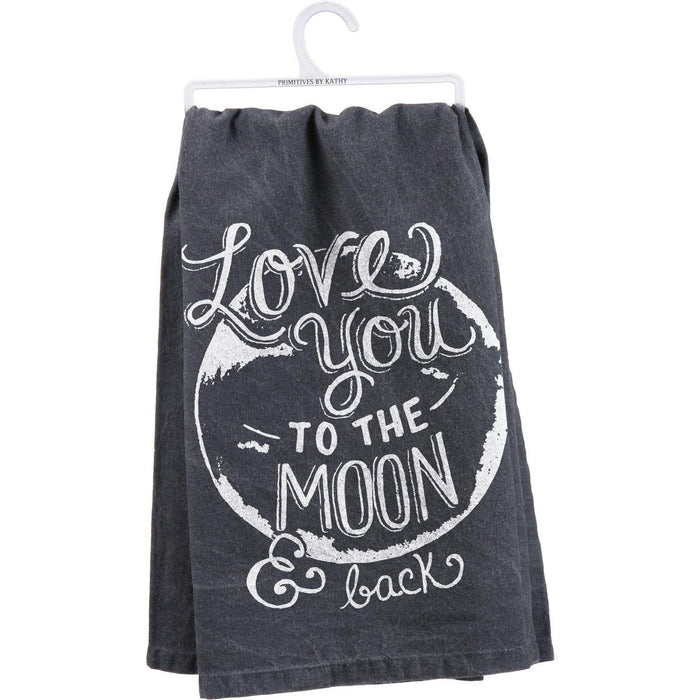 Primitives By Kathy - Love You To The Moon - Kitchen Towel | Specialty Food Items and Unique Gift Ideas for Everyone