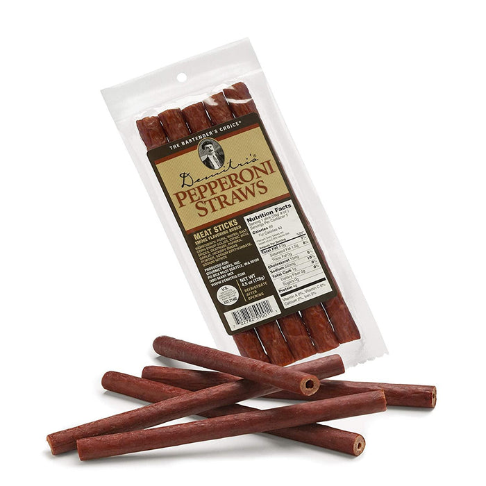 Demitri's - Pepperoni Straws and Bacon Rims Shot - Salt | Specialty Food Items and Unique Gift Ideas for Everyone