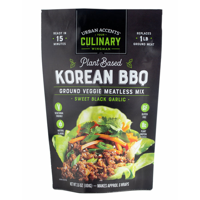 Urban Accents Plant Based Korean BBQ Ground Veggie Meatless Mix