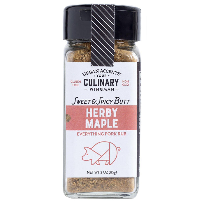 Urban Accents - Culinary Wingman - Herby Maple - Everything Pork Rub | Specialty Food Items and Unique Gift Ideas for Everyone