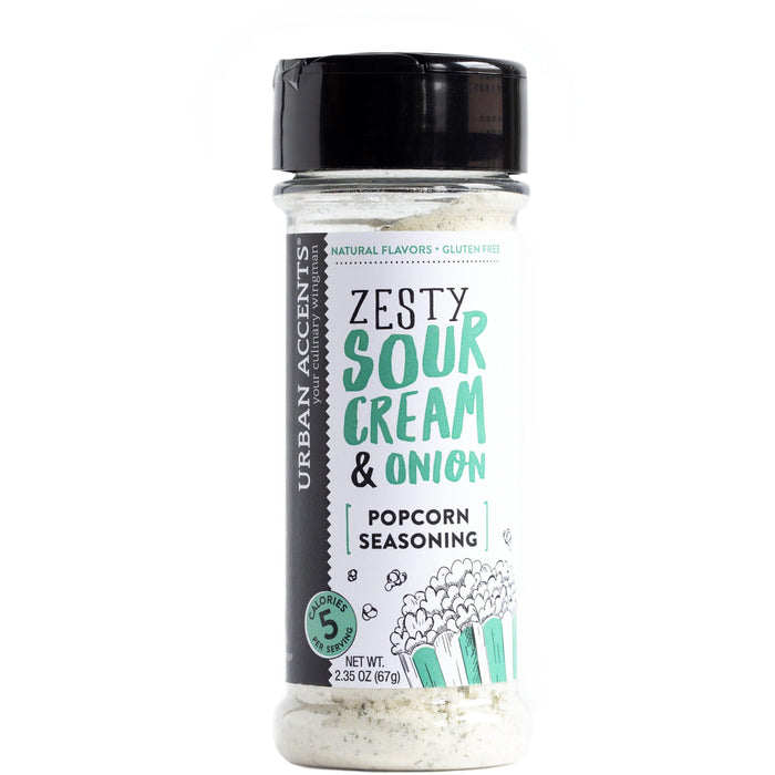 Urban Accents - Zesty Sour Cream & Onion - Popcorn Seasoning | Specialty Food Items and Unique Gift Ideas for Everyone