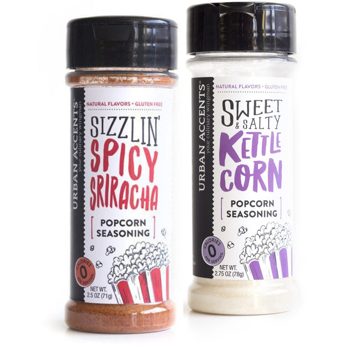 Urban Accents Spicy Sriracha and Kettle Corn Popcorn Seasoning