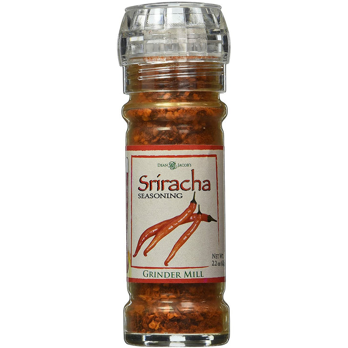 Dean Jacob's Sriracha Seasoning in Glass Mill