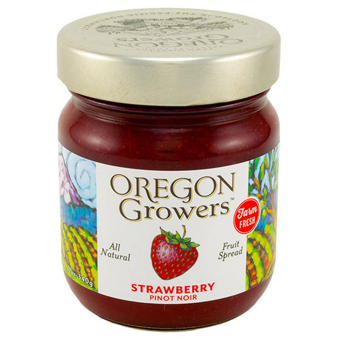 Oregon Growers Strawberry Pinot Noir Fruit Spread