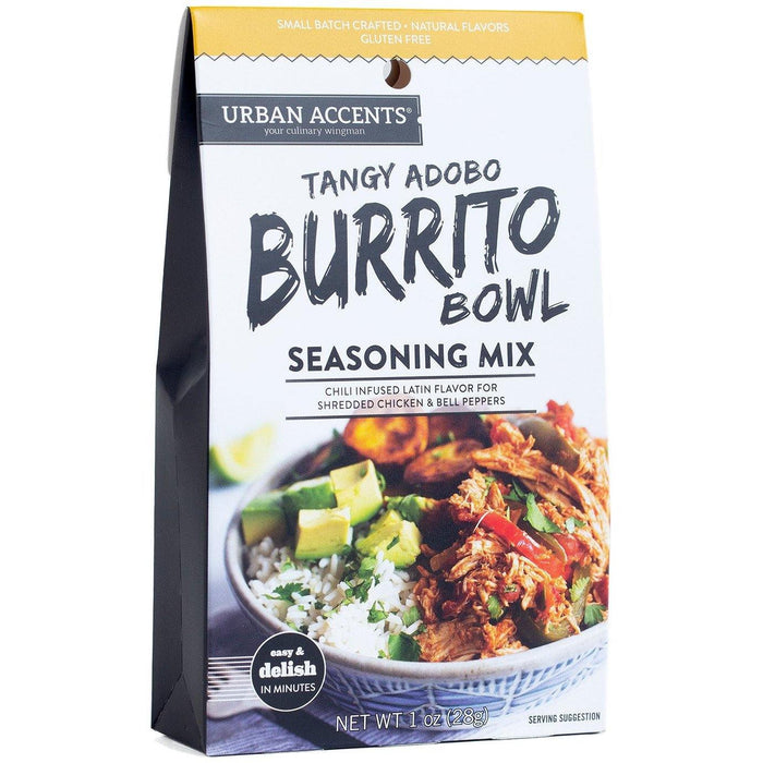 Urban Accents - Tangy Adobo Burrito Bowl - Seasoning Mix | Specialty Food Items and Unique Gift Ideas for Everyone