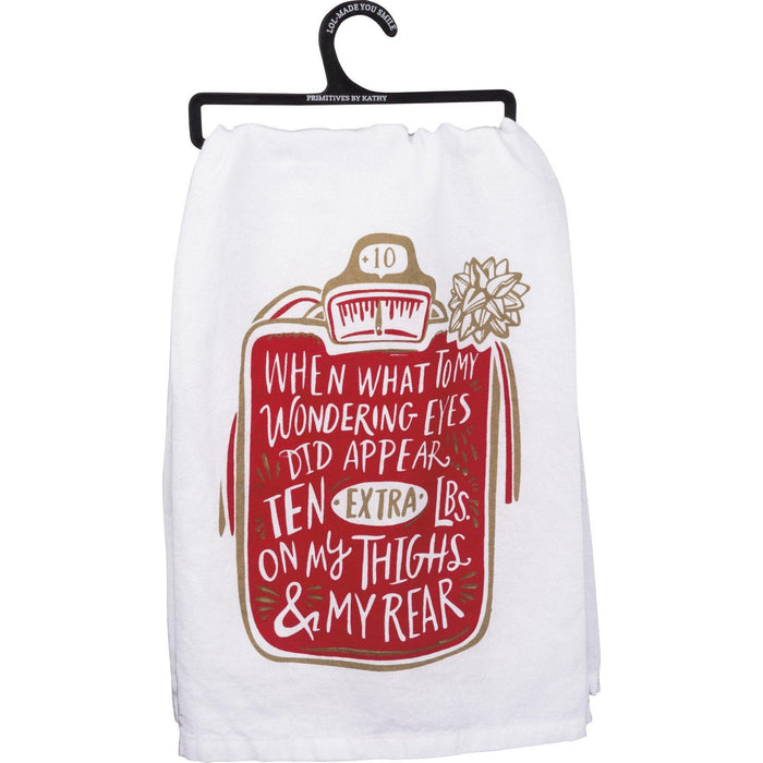 Primitives By Kathy-What To Wondering Eyes-Dish Towel | Specialty Food Items and Unique Gift Ideas for Everyone