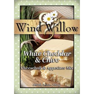 Wind & Willow White Cheddar & Chive Cheeseball and Appetizer Mix
