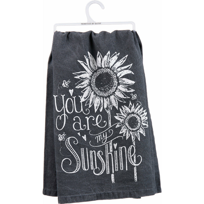 Primitives By Kathy Kitchen Towel You Are My Sunshine