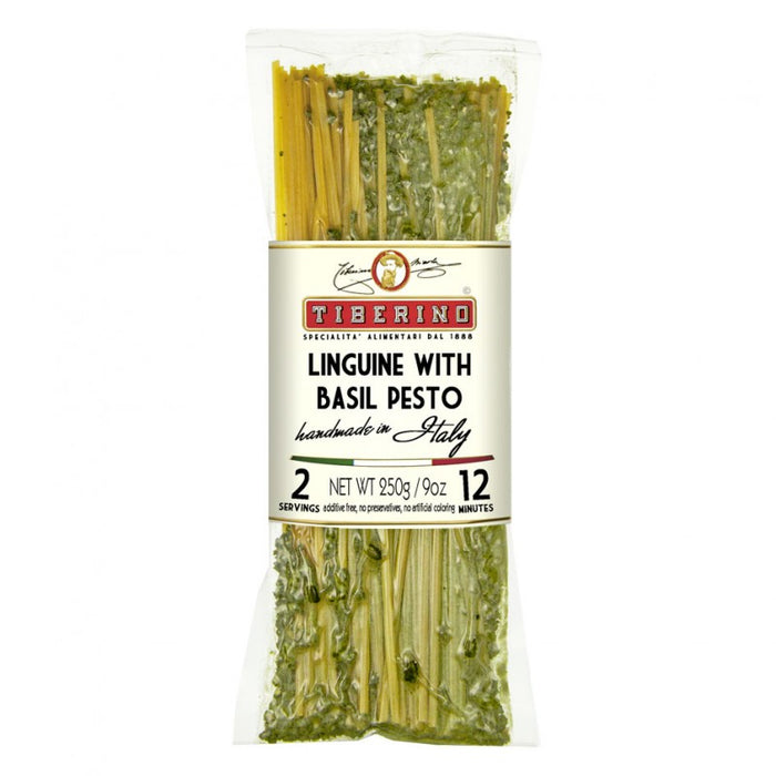 Tiberino Italian One Pot Linguine with Pesto Genovese