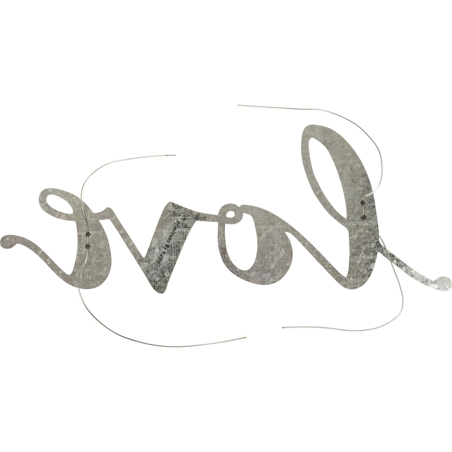 Primitives By Kathy - Love  - Wreath Insert | Specialty Food Items and Unique Gift Ideas for Everyone