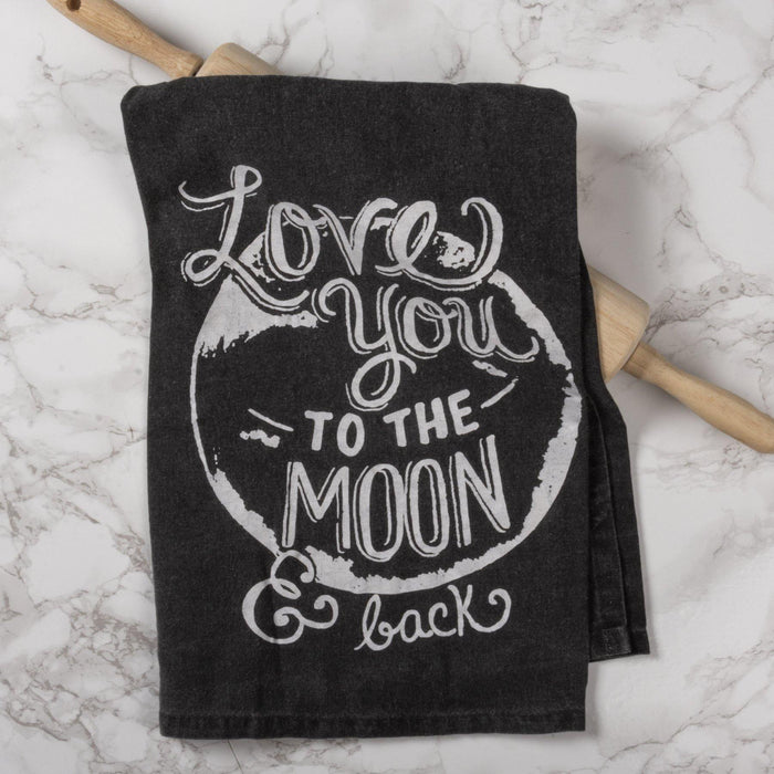 Primitives By Kathy - Love You To The Moon - Kitchen Towel | Specialty Food Items and Unique Gift Ideas for Everyone