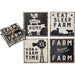Primitives By Kathy - Farm Sweet Farm - Coaster Set | Specialty Food Items and Unique Gift Ideas for Everyone