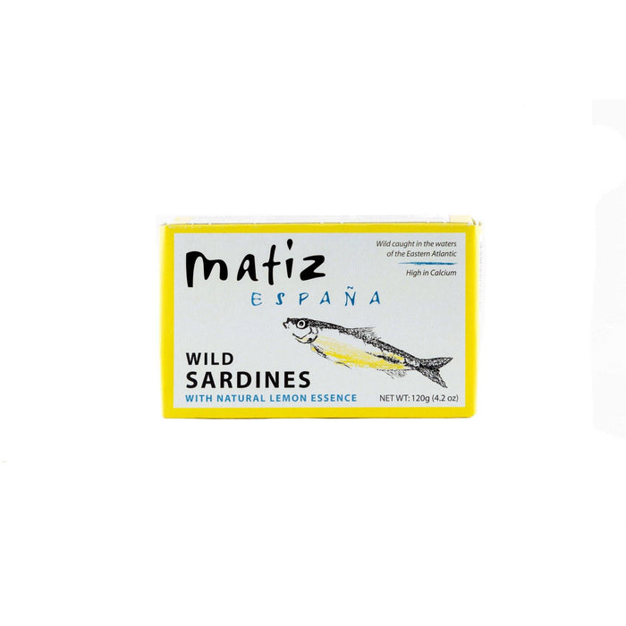 Matiz Wild - Sardines with Natural Lemon Essence | Specialty Food Items and Unique Gift Ideas for Everyone